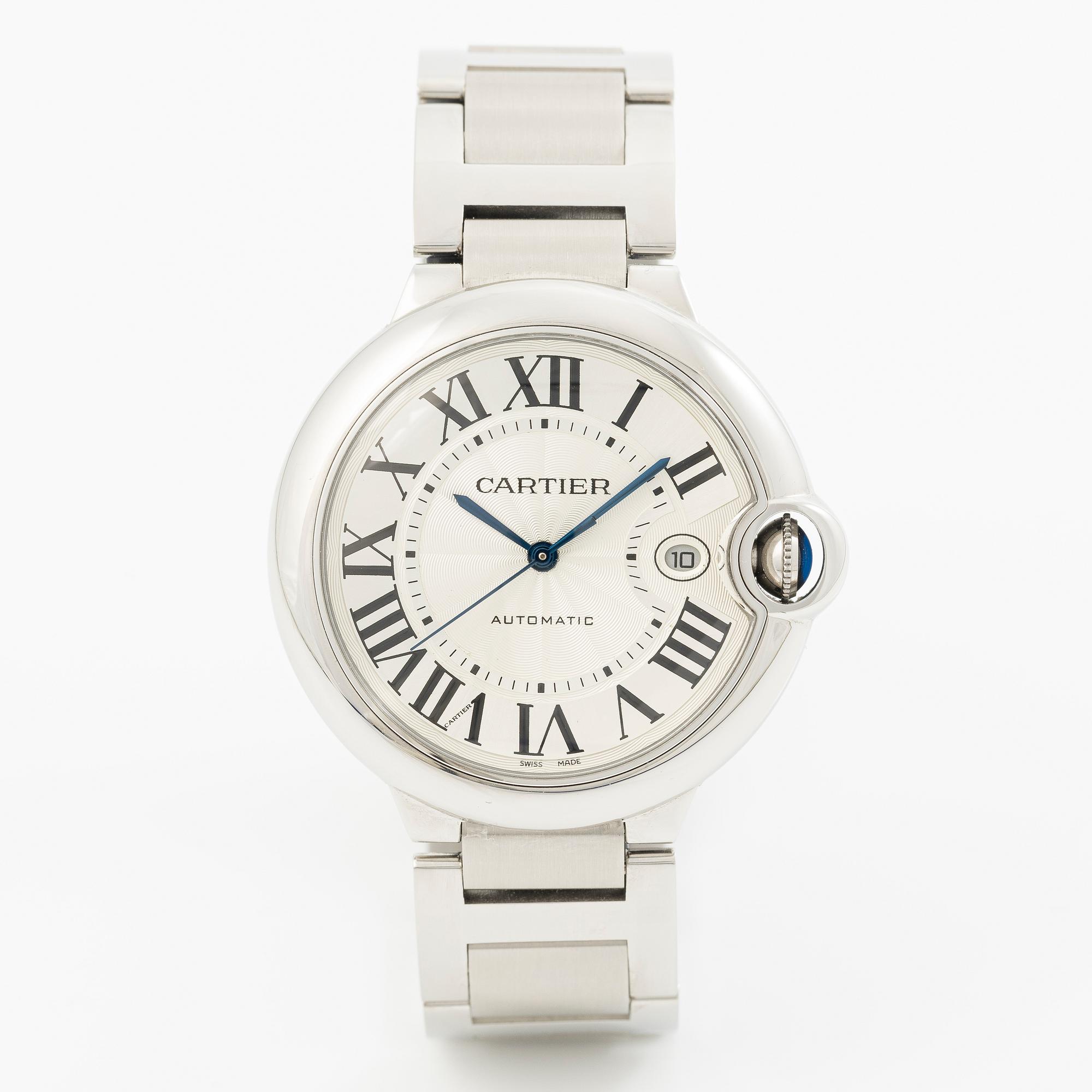 Cartier, Ballon Bleu de Cartier, wristwatch, 42 mm.