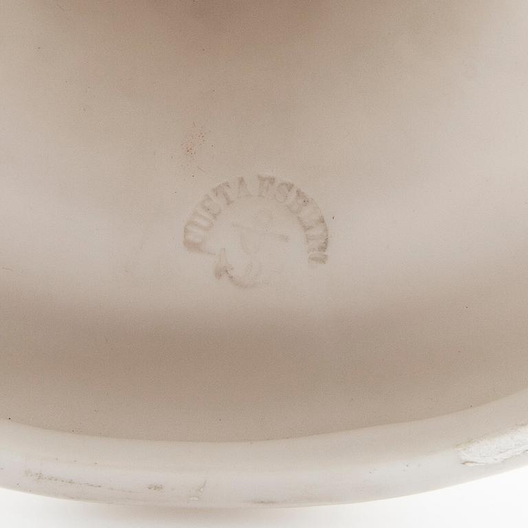 Text: """
: "JP Molin Bust depicting King Charles XV Gustavsberg, first half of the 20th century-.