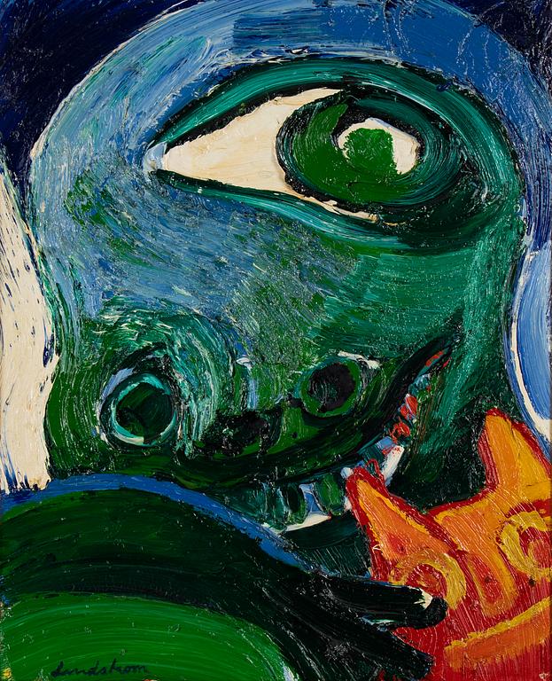 Bengt Lindström, oil on canvas, signed.