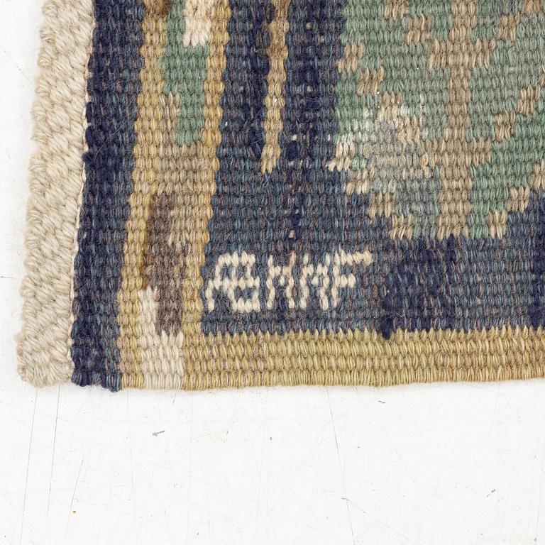 Märta Måås-Fjetterström, Tapestry 'The Medallions', rölakan, approx. 82 x 43 cm, signed AB MMF.