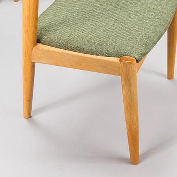 Kai Kristiansen, A set of four 'Z-chair' chairs, Denmark, 1960's.