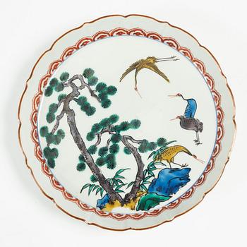 Fat, porslin, Kutani, Japan, Edo (1603-1867).