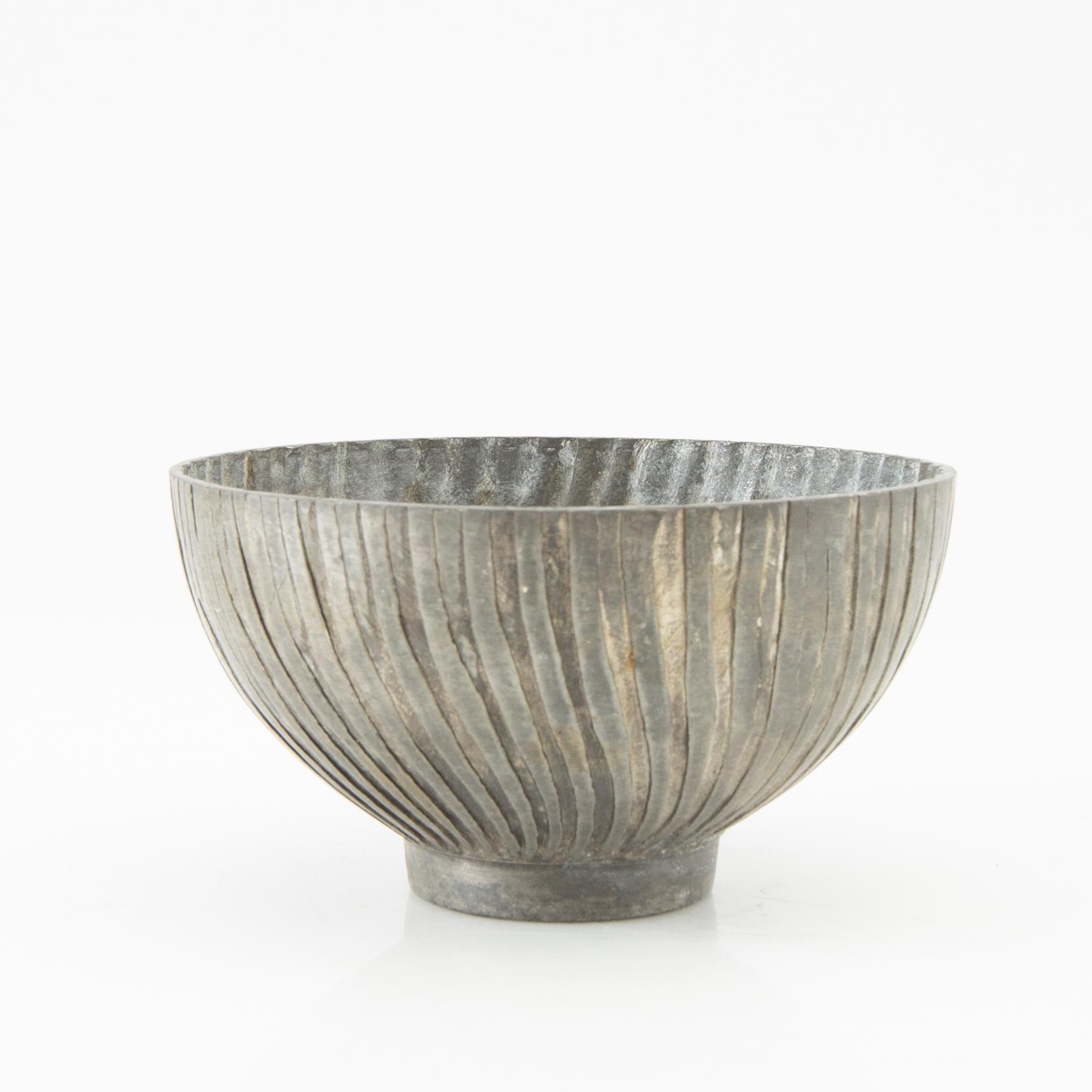 Gunnar Nylund, likely, bowl, pewter.