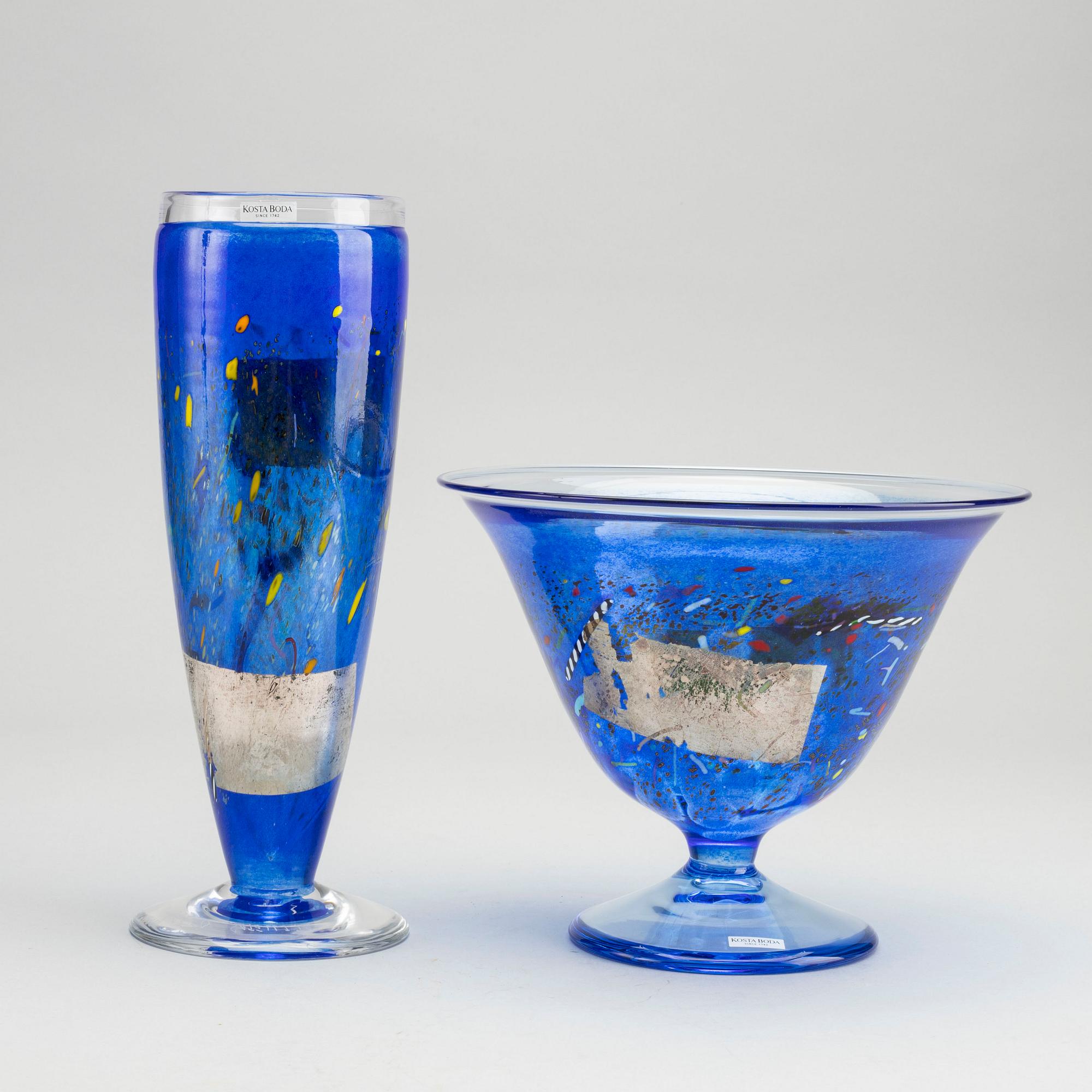 BERTIL VALLIEN, VAS OCH SKÅL, Kosta Boda "Satellite".