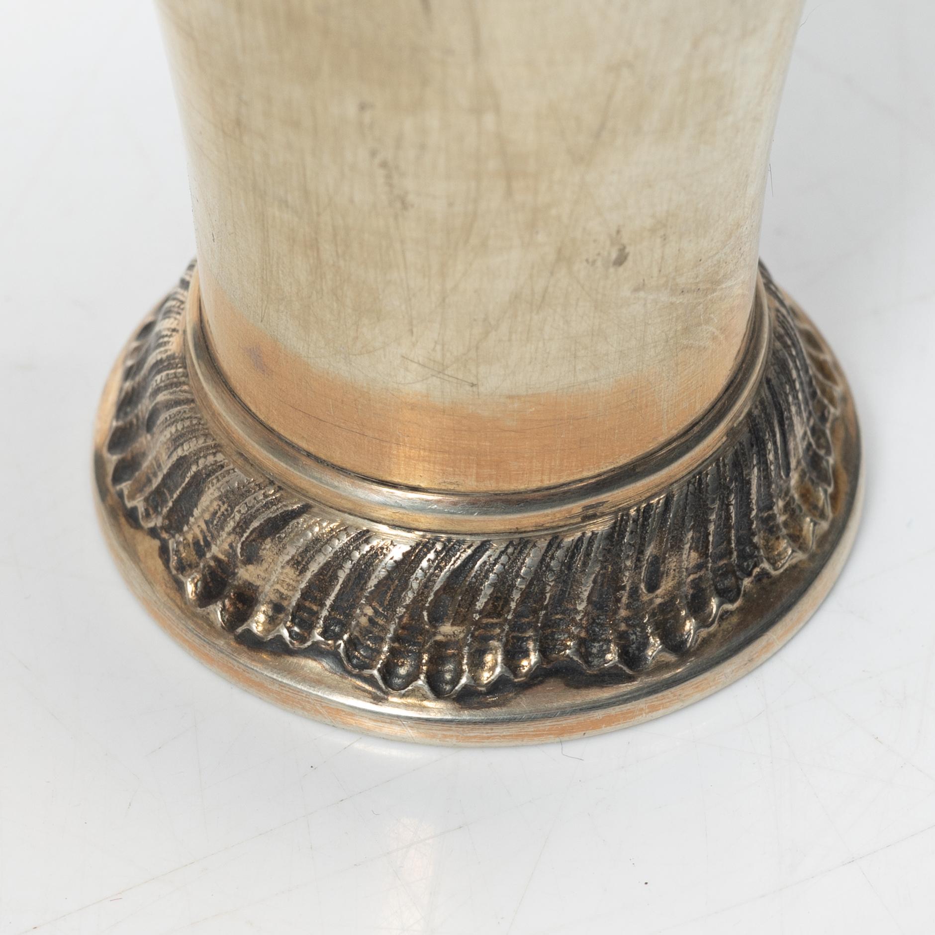 Bägare, 10 st, silver, KG Markström, Uppsala 1912-1924.