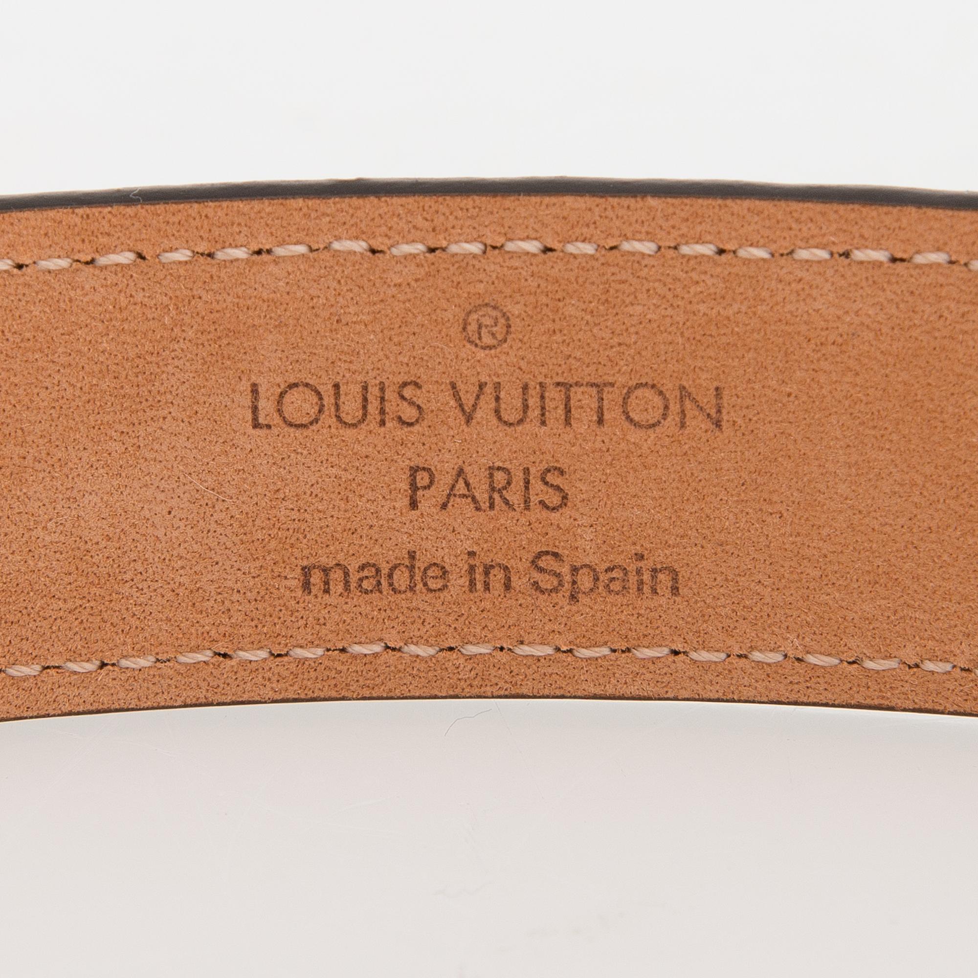 Louis Vuitton, "Mini Monogram 25", belt, size 80/32.