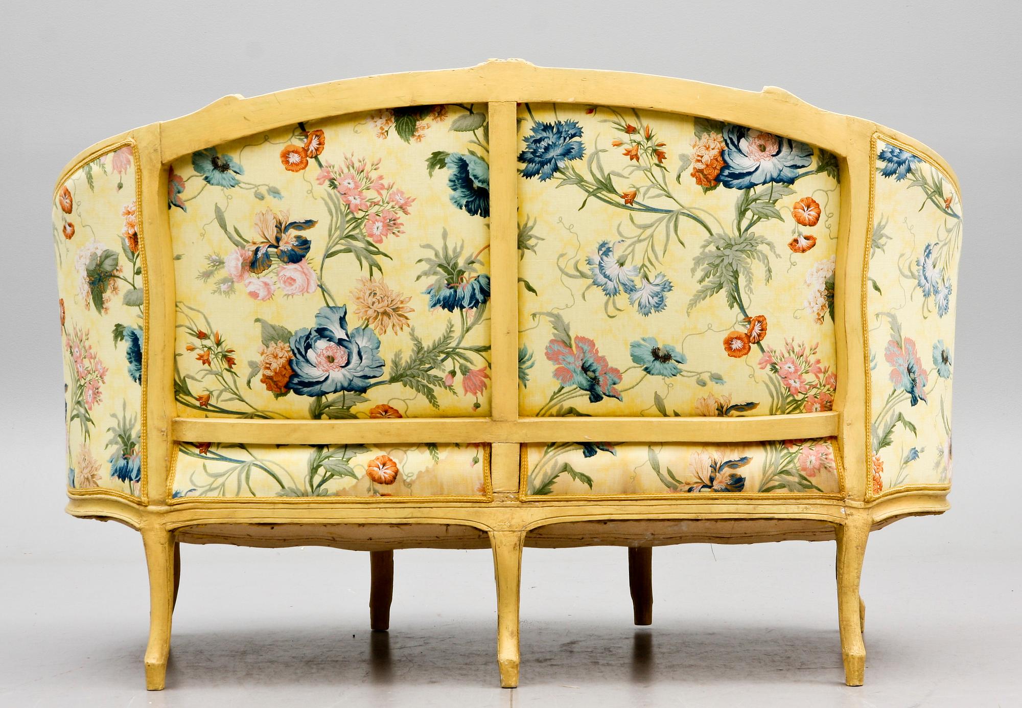 SOFFA, Louis XV, 1700-talets mitt/andra hälft.