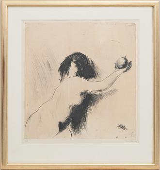 Evert Lundquist, Kvinna med äpple.