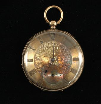 FICKUR, Heuer 18k guld. 1900-talets första hälft.