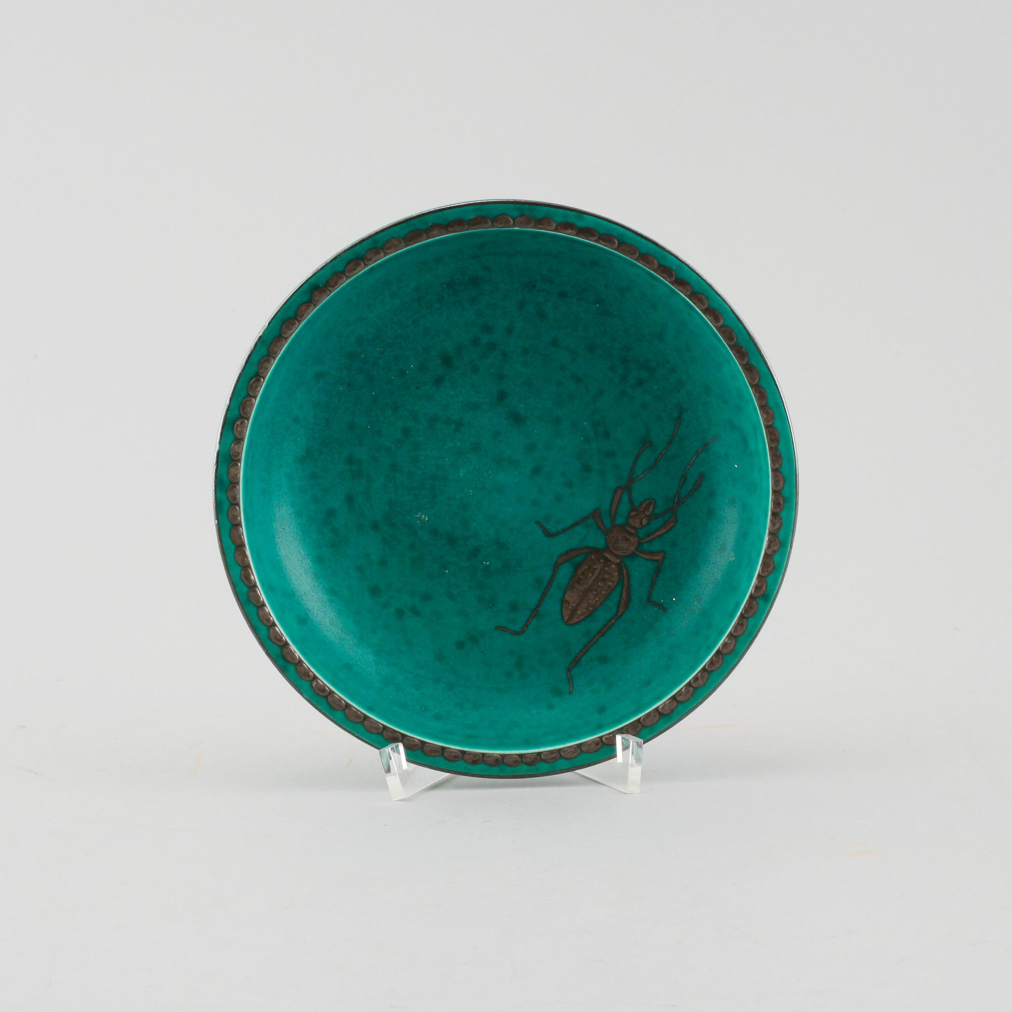 An "Argenta" bowl, designed by Wilhelm Kåge for Gustavsberg 1935.