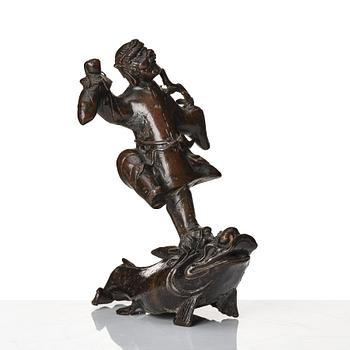 Rökelsehållare, brons. Qingdynastin, 1800-tal.