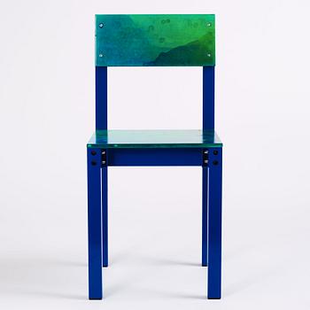 Fredrik Paulsen, a unique chair, "Chair One Open Air, Eternal Vegan Crystals", JOY, 2024.