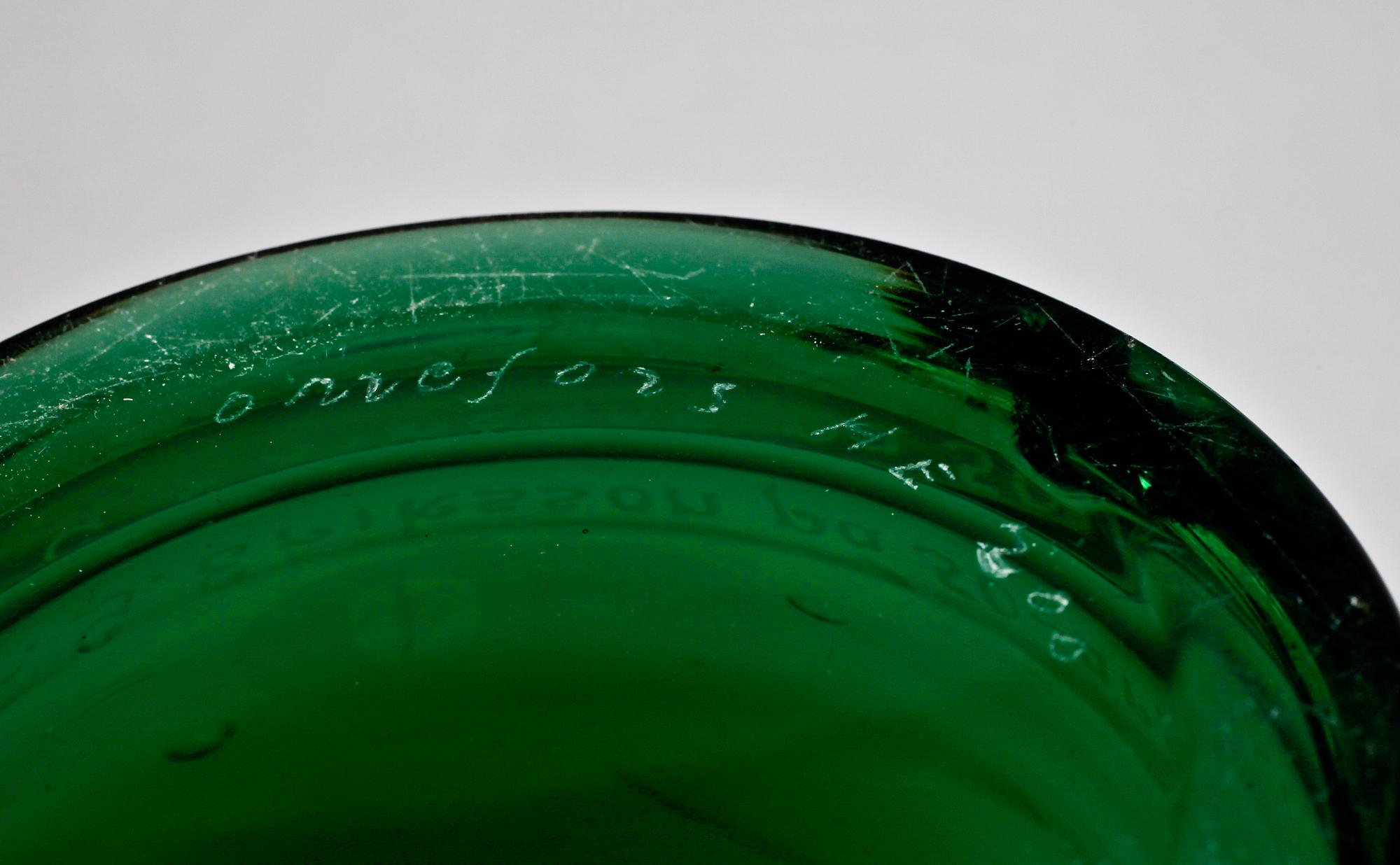 VAS, glas, Orrefors, 1900-tal.