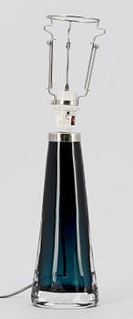 BORDSLAMPA, glas, Carl Fagerlund, Orrefors.