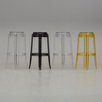 Philippe Starck · BARPALLAR, 4 st, "Charles Ghost", Philippe Starck, Kartell.
