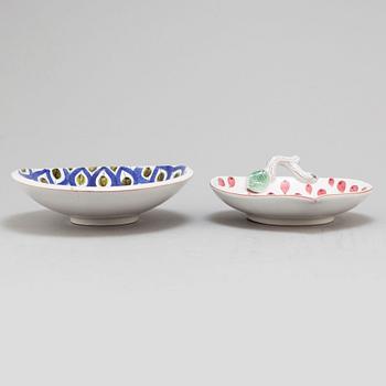 STIG LINDBERG, fat, 2 st, fajans, Gustavsberg Studio.