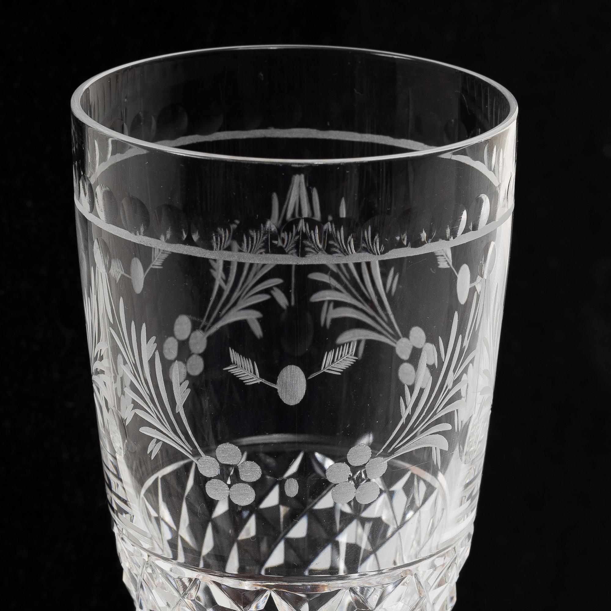 Champagneglas, 7 st, "Elvira Madigan", Kosta.