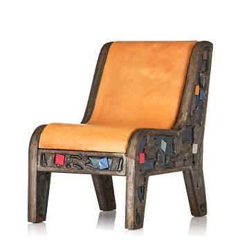 89. Ernst Billgren & Mats Theselius, a "Tronen" chair/sculpture, ed. 50/100, Källemo, Värnamo, post 1991.
