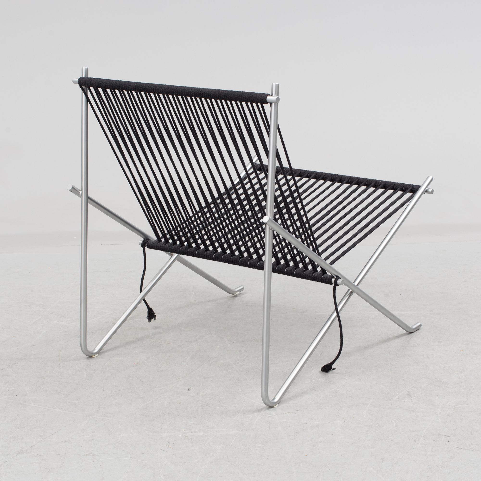 A "PK-4" chair by Poul Kjaerholm, Denmark.