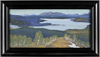 Andreas Hanson · ANDREAS HANSSON, gouache. Sign o dat -18.