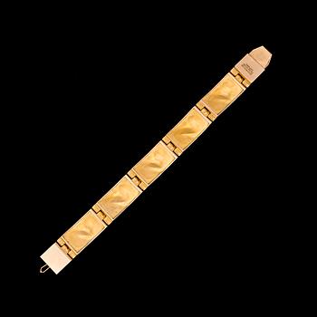 BJÖRN WECKSTRÖM, armband " Fantasi", 14K guld. Lapponia 1972.