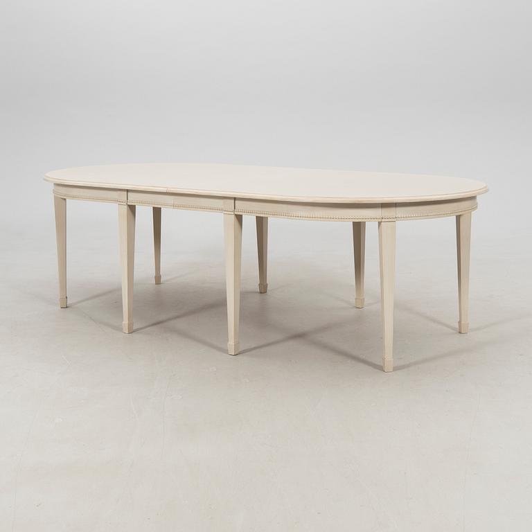 Dining table, Gustavian style modern manufacture.