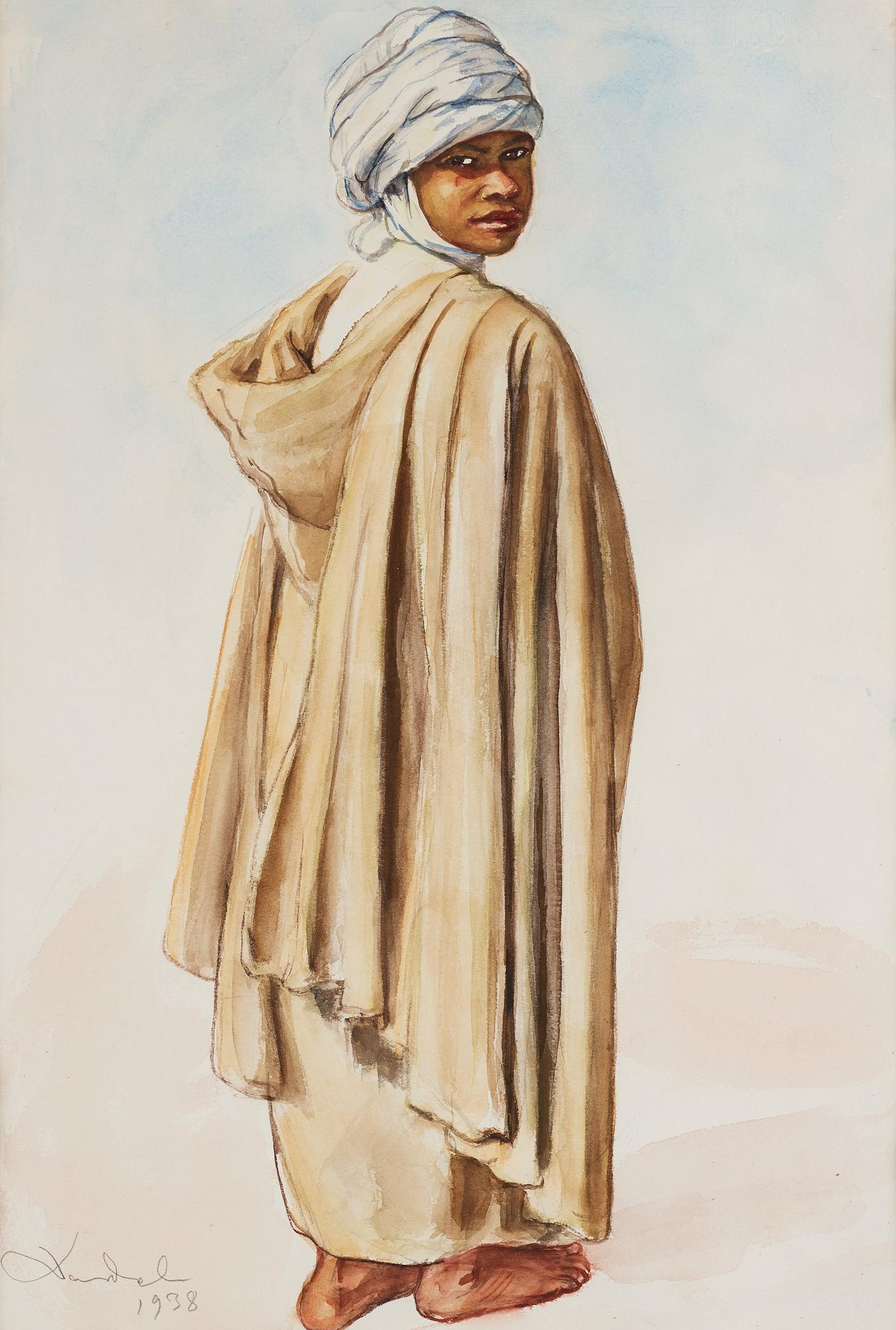 Nils von Dardel, Man med turban.