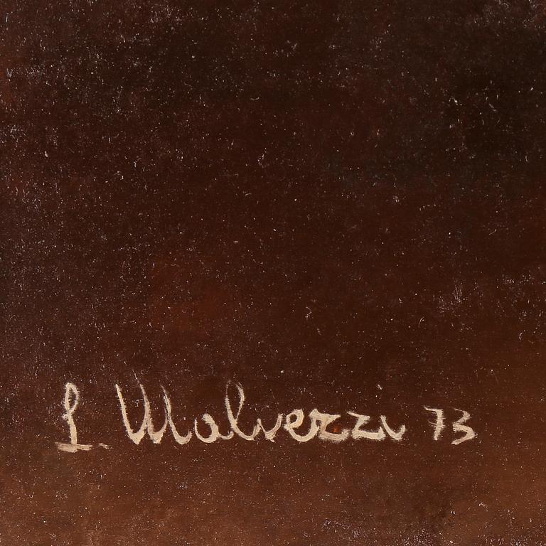 LALLA MALVEZZI, olja på duk, signerad och daterad (19)73.