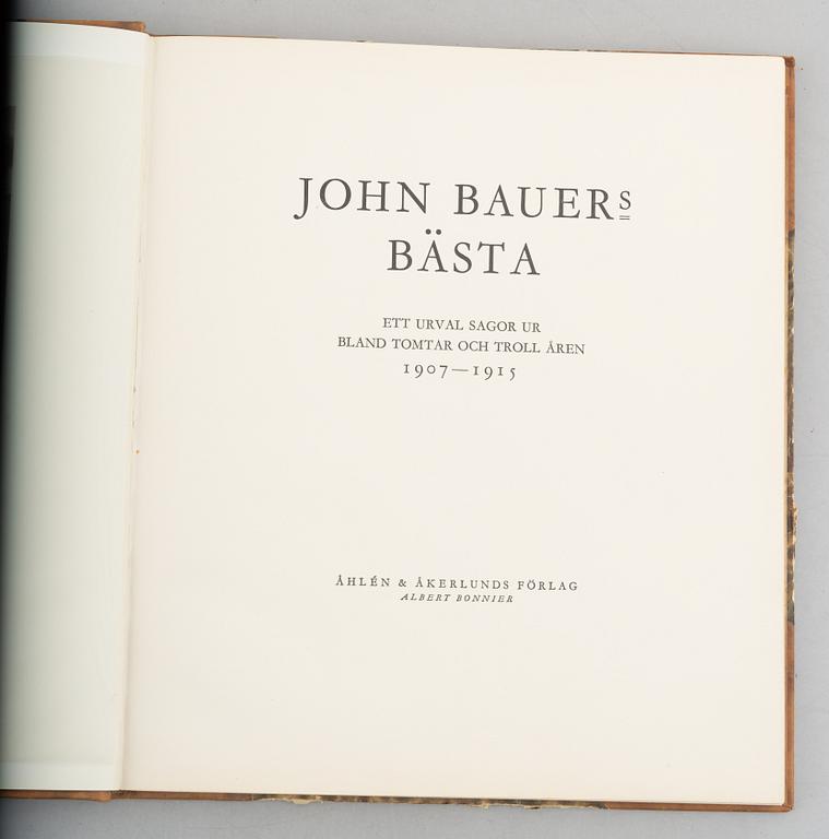 John Bauer, book 'John Bauers Bästa', Åhlén & Åkerlunds Förlag, Albert Bonnier, Stockholm 1931.