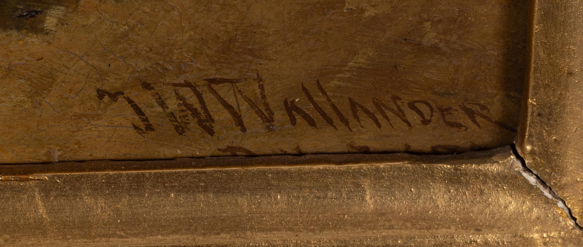 Josef Wilhelm Wallander, Garden scene.