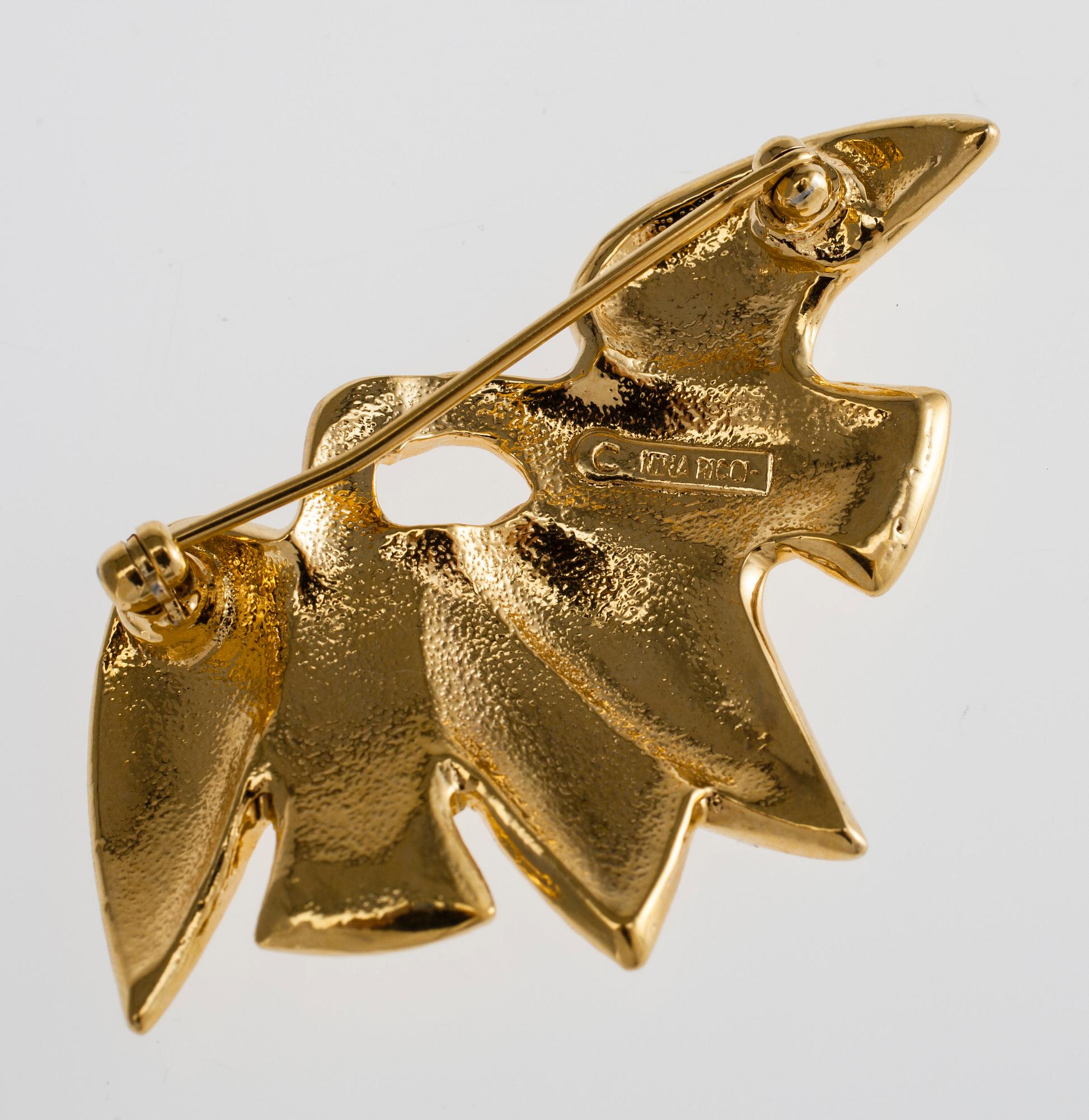 HALSBAND, ARMBAND samt BROSCH, bijouteri, Nina Ricci.