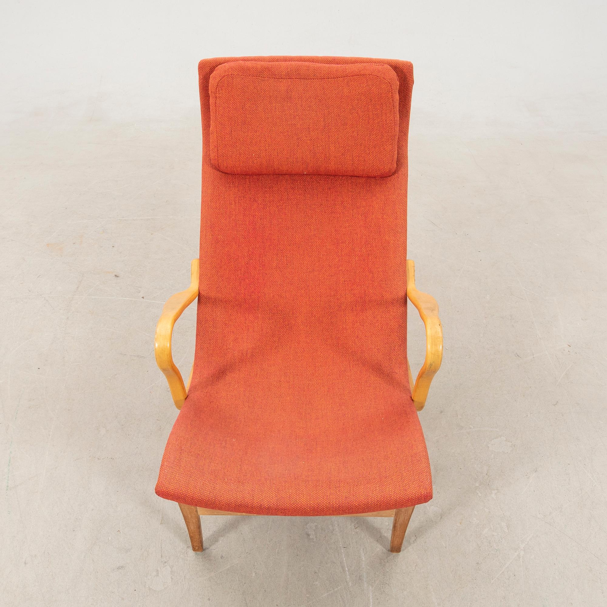 Bruno Mathsson, lounge chair, Värnamo dated 1943.