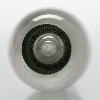 Gunnel Nyman, A glass vase signed, G. Nyman, Nuutajärvi Notsjö.