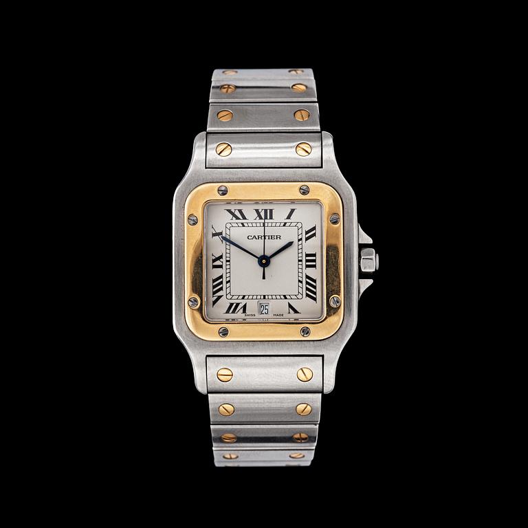 A Cartier 'Santos', gentleman's wrist watch.