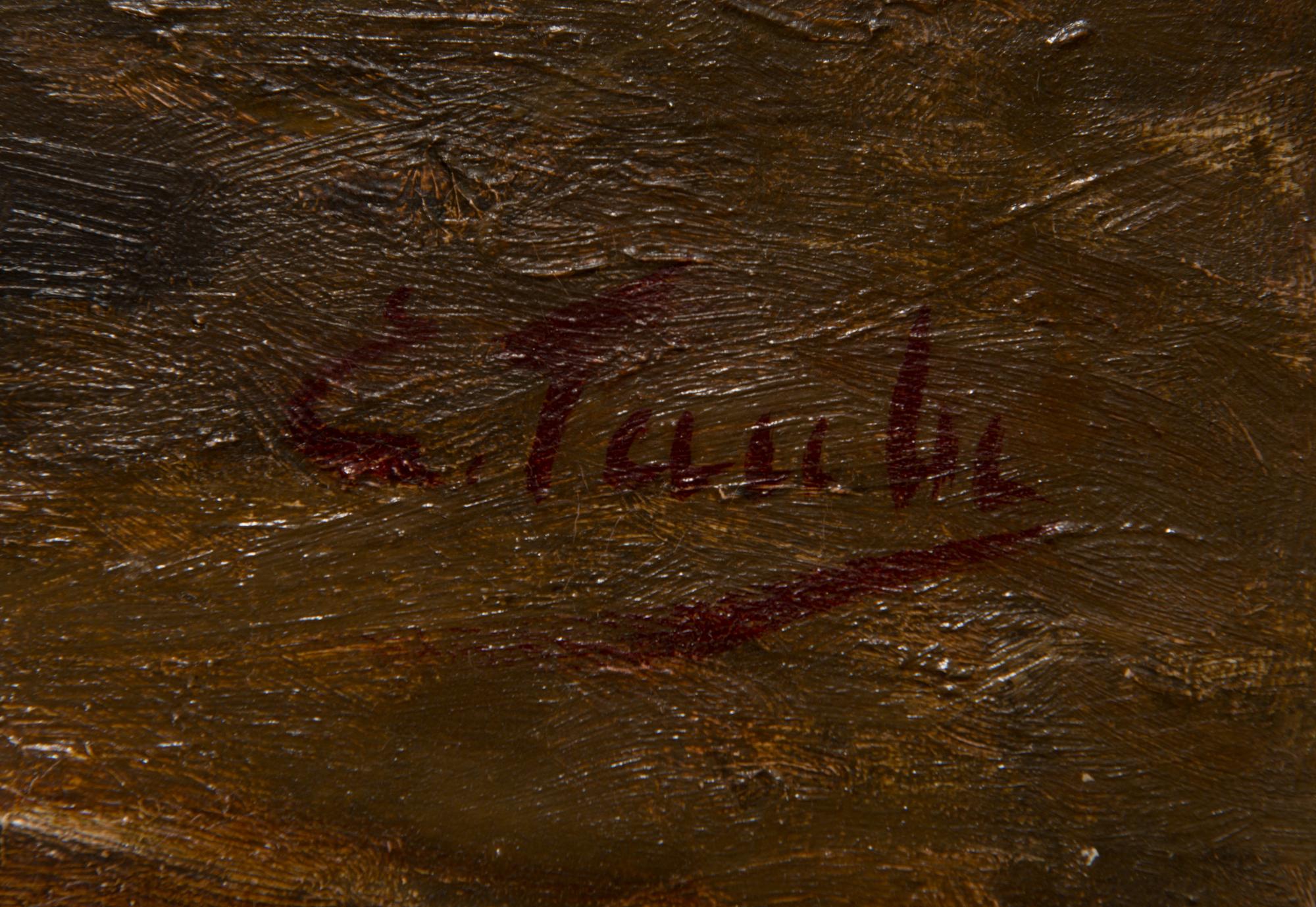 Eugen Taube, oil on canvas, signed.