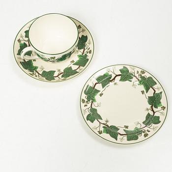 A 22-piece 'Napoleon Ivy' tea service, Wedgwood, England.