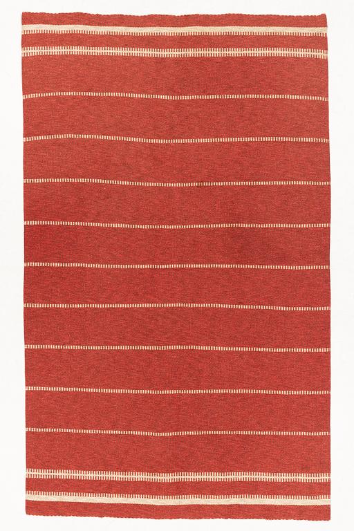 A Swedish flat weave rug, c. 310 x 190 cm.
