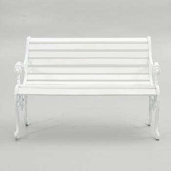 Garden bench, 20th century.