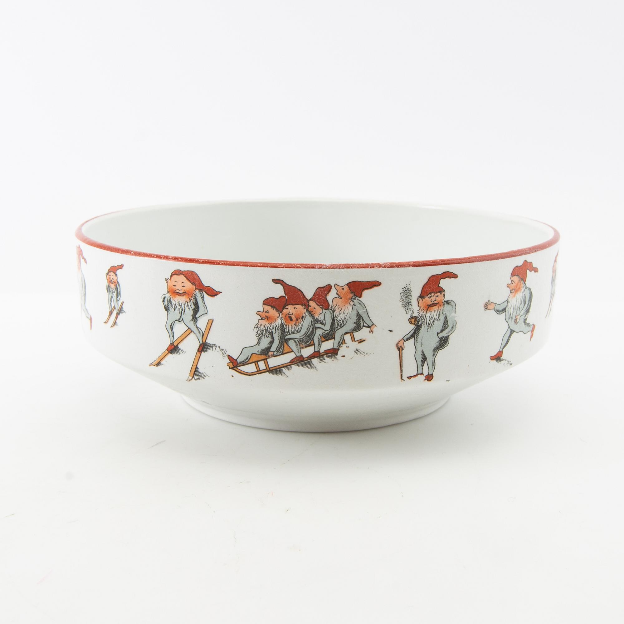 Service pieces 9 pcs Gefle/Gustavsberg early 20th century.