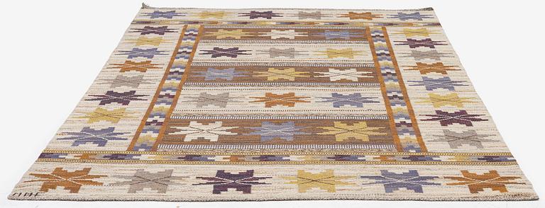 Märta Måås-Fjetterström, a 'Höstmattan' carpet, flat weave, c. 295 x 182 cm, signed MMF.