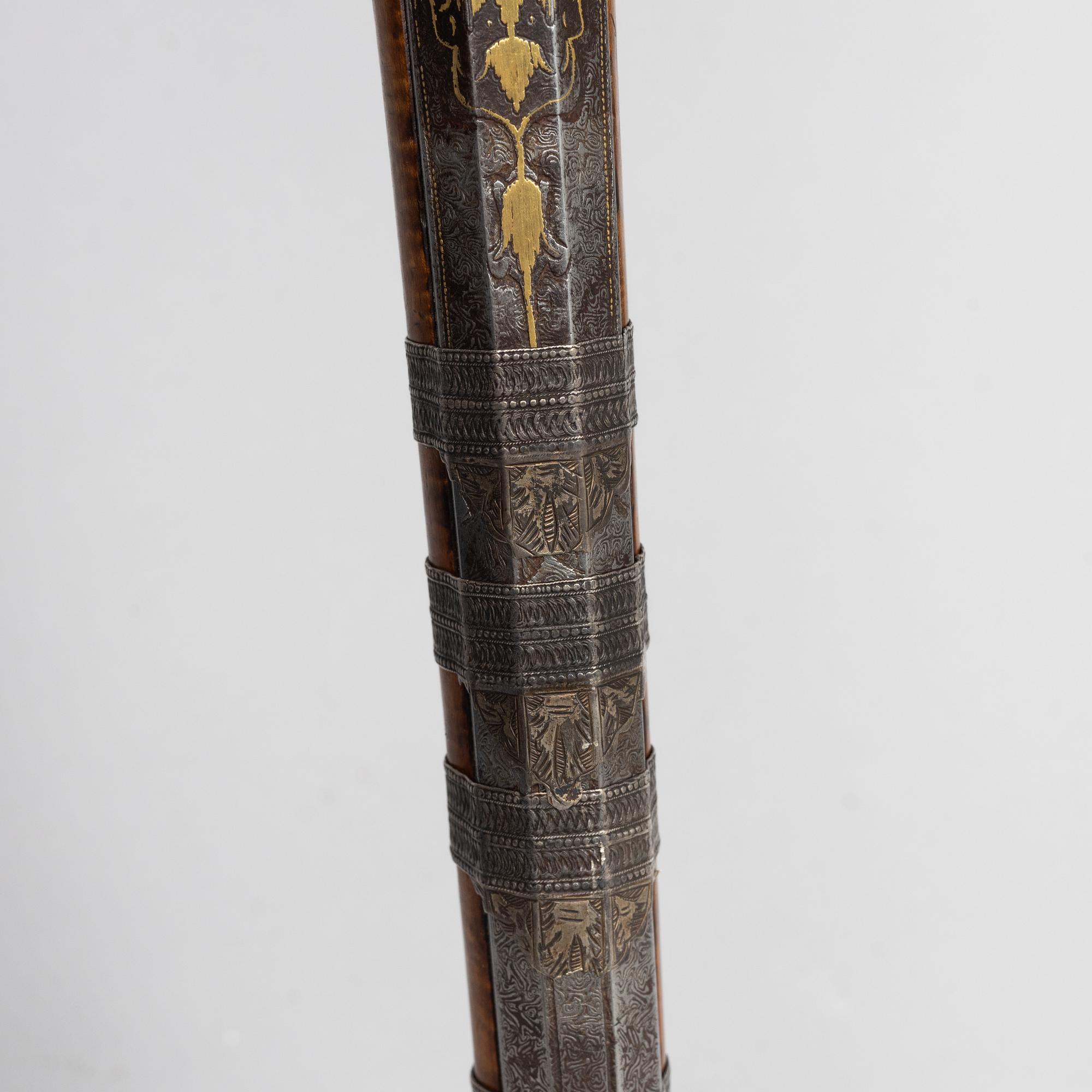 Flintlåsgevär, ottomanskt, 1700-talets slut.
