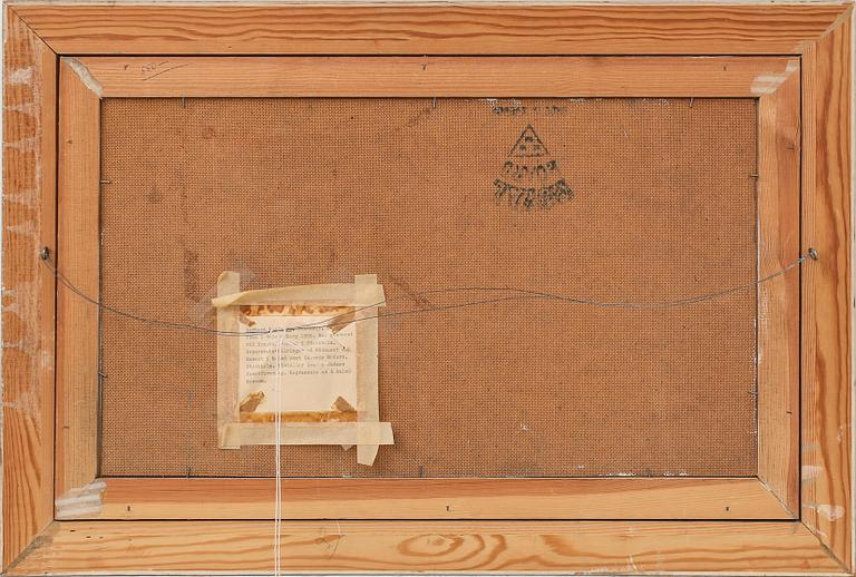 Gerhard Karlmark,  oil on panel signed.