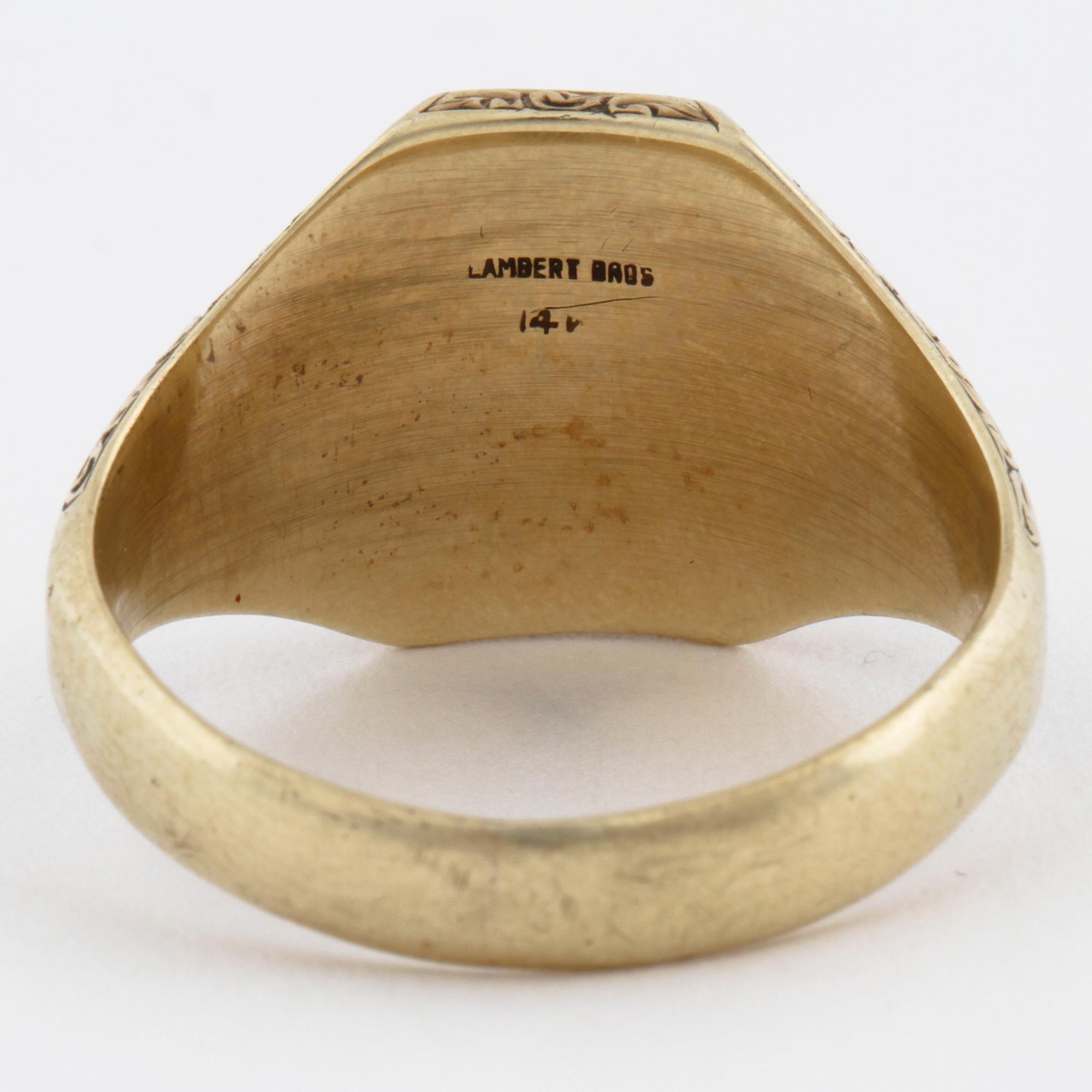 A ring by Lambert Bros.