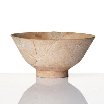 A Persian pottery bowl  13th century.