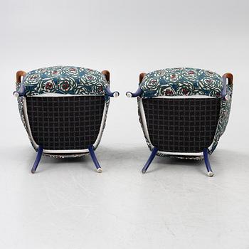 Umberto Asnago, armchairs, a pair, “Progetti”, Giorgetti, 2000s.