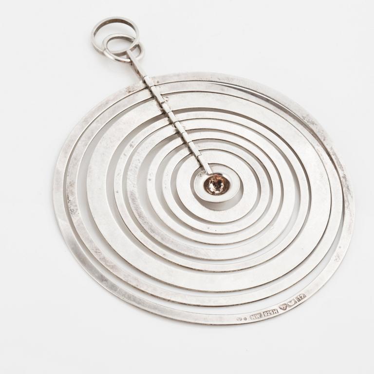 A pendant by Nils Westerback for Tapio Wirkkala in Helsinki in 1972.