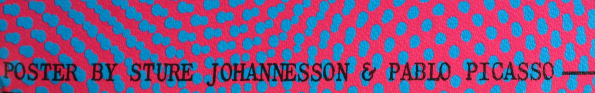 STURE JOHANNESSON, färgserigrafi.