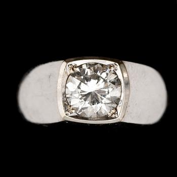 RING, 18 k, briljantslipad diamant,  ca 1.75 ct.