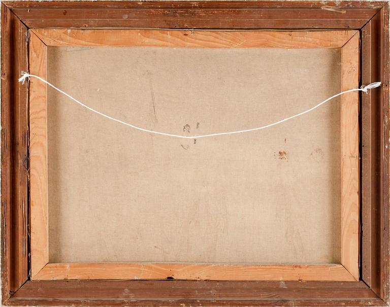 GERNA KAROLY, olja på duk. Sign. Cairo.