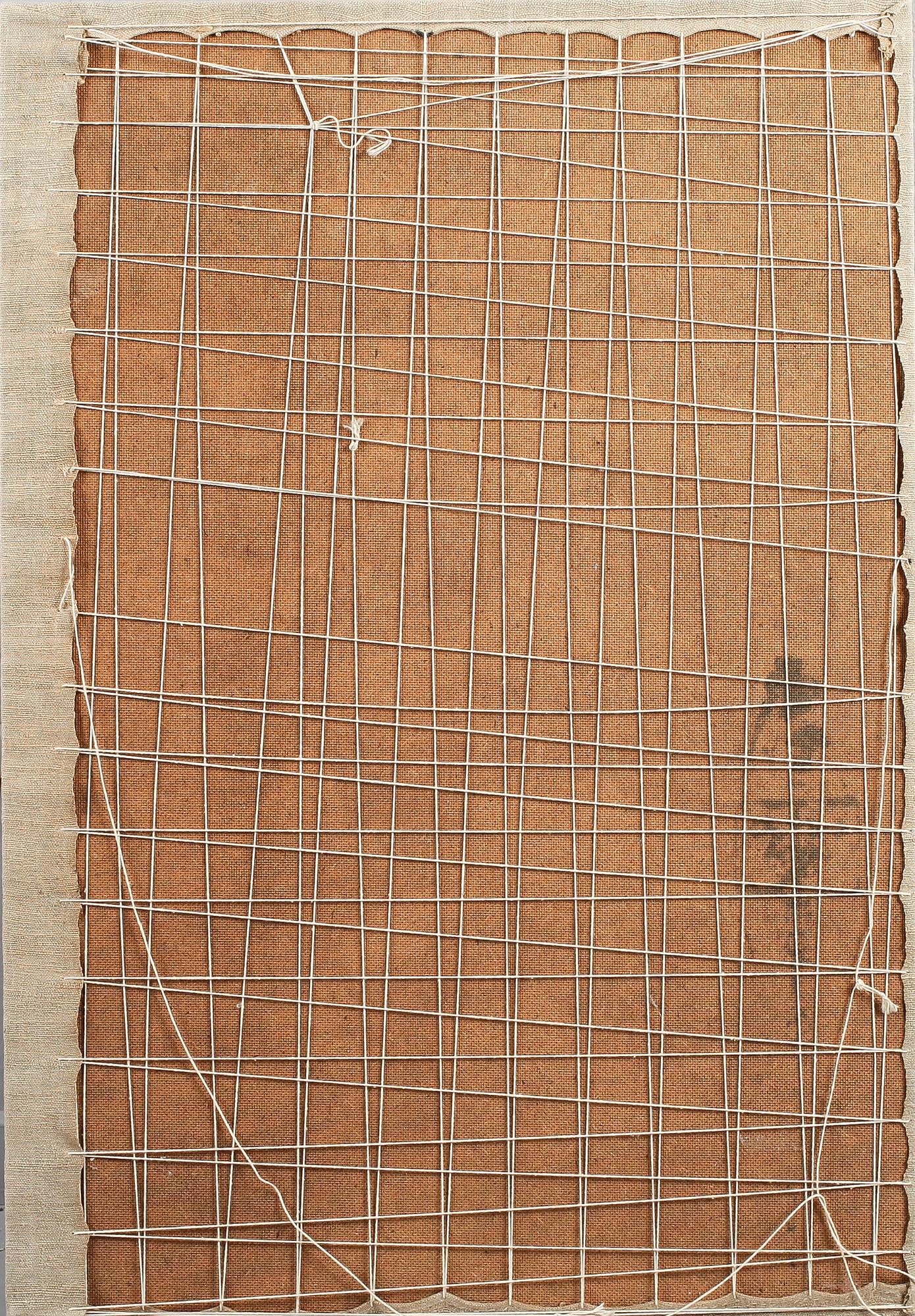 VARGLAPP, linne, uppspänd på pannå, omkring år 1800.